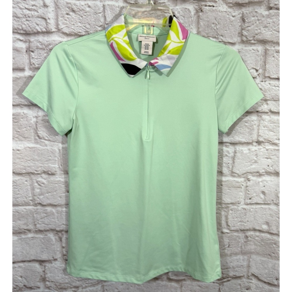 Tommy Bahama Polo Shirt Womens XS Golf Cap Sleeve Moisture Wicking Pickleball